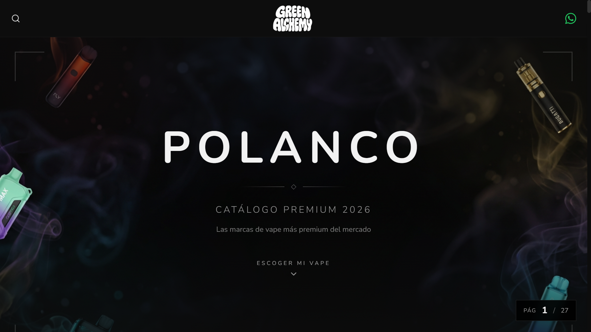 Green Alchemy — Catálogo